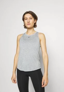 Nike Performance Damen ONE TANK - Top - Particle Grey Heather/black