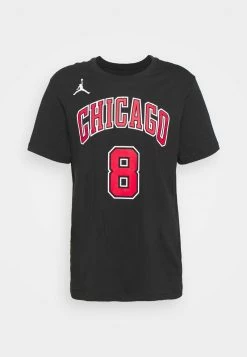Nike Performance Herren NBA ZACH LAVINE CHICAGO BULLS STATEMENT NAME NUMBER TEE - Vereinsmannschaften - Black -Angebote Nike Store 81a3fd36481c455496649daec16e8c41