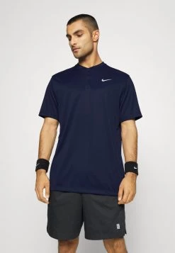 Nike Performance Herren BLADE SOLID - Sport T-shirt - Obsidian/white