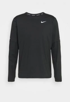 Nike Performance CREW - Langarmshirt - Black/reflective Silver | Herren