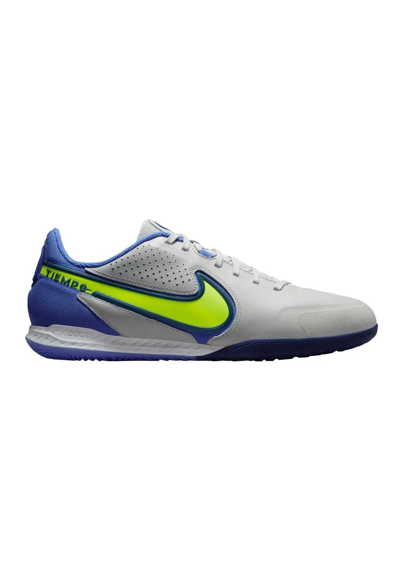 Nike Performance Herren TIEMPO REACT LEGEND 9 PRO IC - Fußballschuh Halle - Graugelbblau 5 Nike Performance Herren TIEMPO REACT LEGEND 9 PRO IC - Fußballschuh Halle - Graugelbblau – Bild 5