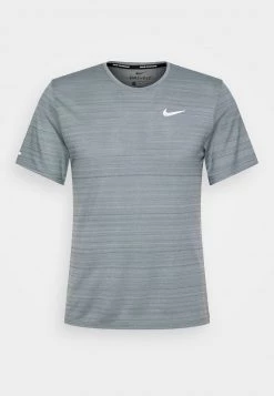 Nike Performance Herren MILER TOP - Sport T-shirt - Smoke Grey/reflective Silver -Angebote Nike Store 8236170f23894ec087b4a8e760845a11