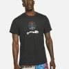 Nike Performance KYRIE LOGO - Sport T-shirt - Black | Herren