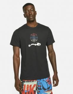 Nike Performance KYRIE LOGO - Sport T-shirt - Black | Herren