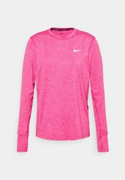 Nike Performance Damen ELEMENT CREW - Langarmshirt - Mystic Hibiscus/pink Prime