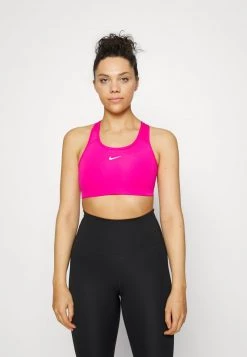 Nike Performance BRA - Sport-BH Mit Mittlerer Stützkraft - Active Pink/white | Damen