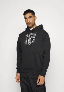 Nike Performance Herren NBA BROOKLYN NETS ESSENTIAL HOODIE - Kapuzenpullover - Black
