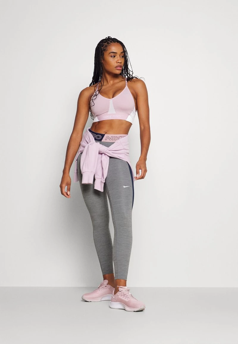 Nike Performance Damen Tights - Smoke Grey Heather/obsidian/white 2 Nike Performance Damen Tights - Smoke Grey Heather/obsidian/white – Bild 2