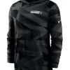 Nike Performance Herren DRIFIT SIDELINE LAS VEGAS RAIDERS - Kapuzenpullover - Black