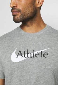 Nike Performance Herren TEE ATHLETE - T-Shirt Print - Dark Grey Heather -Angebote Nike Store 83f2ac080dfa42fd80d114ff804fbb02