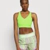 Nike Performance BRA - Sport-BH Mit Mittlerer Stützkraft - Lime Glow/barely Green | Damen