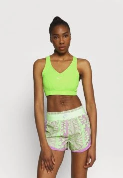 Nike Performance BRA - Sport-BH Mit Mittlerer Stützkraft - Lime Glow/barely Green | Damen