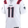 Nike Performance Herren GAME JERSEY NEW ENGLAND PATRIOTS #11 JULIAN EDELMAN - Fußball-Trikot - White