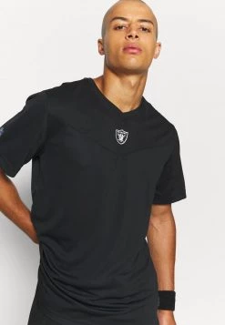 Nike Performance Herren NFL LAS VEGAS RAIDERS TOP COACH - Vereinsmannschaften - Black Field/silver -Angebote Nike Store 854e672bdb714311ae777b82b8558460