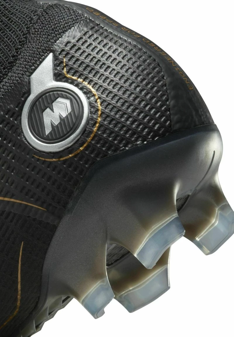 Nike Performance Unisex MERCURIAL 8 ELITE FG - Fußballschuh Nocken - Black Metallic/silver Cave Stone/metallic Gold 7 Nike Performance Unisex MERCURIAL 8 ELITE FG - Fußballschuh Nocken - Black Metallic/silver Cave Stone/metallic Gold – Bild 7