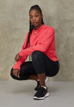 Nike Performance Damen FAST CROP - Tights - Black/silver