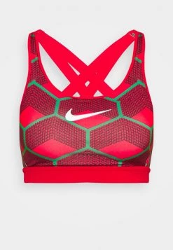 Nike Performance Damen KENYA IMPACT STRAPPY BRA - Sport-BH Mit Starker Stützkraft - Chile Red/university Red/white -Angebote Nike Store 863ef5cb78f9408c842ded7a2af140c5