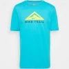 Nike Performance Herren TEE TRAIL - T-Shirt Print - Chlorine Blue