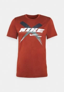 Nike Performance Herren DRY TEE LEG - T-Shirt Print - Dark Cayenne