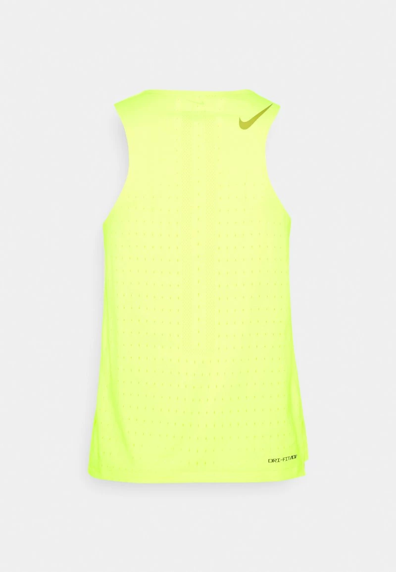 Nike Performance Damen ADV SINGLET - Top - Volt/bright Citron 2 Nike Performance Damen ADV SINGLET - Top - Volt/bright Citron – Bild 2