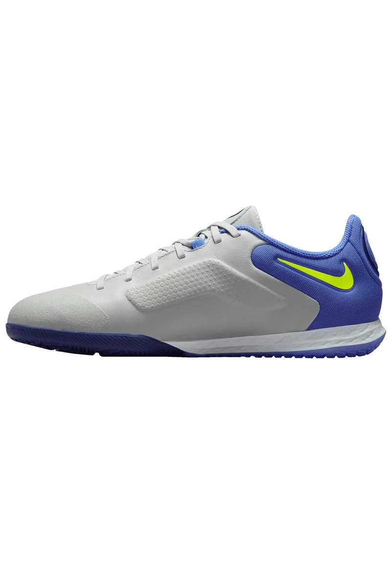 Nike Performance Herren TIEMPO REACT LEGEND 9 PRO IC - Fußballschuh Halle - Graugelbblau 1 Nike Performance Herren TIEMPO REACT LEGEND 9 PRO IC - Fußballschuh Halle - Graugelbblau