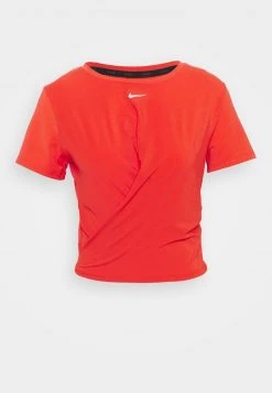 Nike Performance Damen ONE LUXE - Sport T-shirt - Chile Red/silver -Angebote Nike Store 87f78af85aab4cceb0afc0c1fa8b60d1