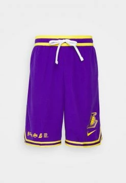 Nike Performance NBA LOS ANGELES LAKERS DNA SHORT - Kurze Sporthose - Field Purple/amarillo | Herren