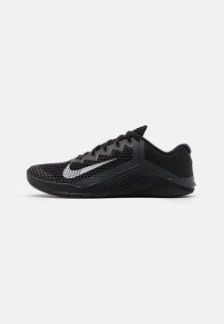 Nike Performance METCON 6 UNISEX - Trainingsschuh - Black/metallic Silver/anthracite | Herren