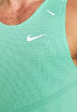 Nike Performance Herren RISE TANK - Sport T-shirt - Green Glow/reflective Silver -Angebote Nike Store 88abec5fb0024a90a2e2f3cf1db9105f