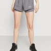 Nike Performance Damen SHORT - Kurze Sporthose - Gunsmoke/wolf Grey