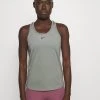 Nike Performance ONE SLIM TANK - Top - Particle Grey/black | Damen