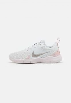 Nike Performance Damen FLEX EXPERIENCE RN 10 - Laufschuh Wettkampf - Photon Dust/metallic Pewter/pink Oxford/light Soft Pink