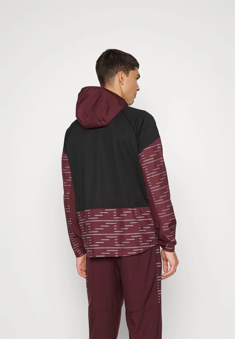 Nike Performance Herren MILER - Laufjacke - Burgundy Crush/black/burgundy Crush/reflective Silver 3 Nike Performance Herren MILER - Laufjacke - Burgundy Crush/black/burgundy Crush/reflective Silver – Bild 3