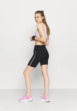 Nike Performance ONE RAINBOW - Tights - Black/white | Damen -Angebote Nike Store 8a782c6680a84dbab472e0a9a42b60bf