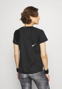 Nike Performance RACE - Sport T-shirt - Black/silver | Damen -Angebote Nike Store 8a997c2b178c40d99c860da399e91892