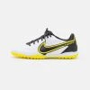 Nike Performance Herren REACT TIEMPO LEGEND 9 PRO TF - Fußballschuh Multinocken - White/dark Smoke Grey/black/yellow Strike