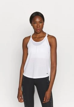Nike Performance Damen ONE BREATHE TANK - Top - White/black