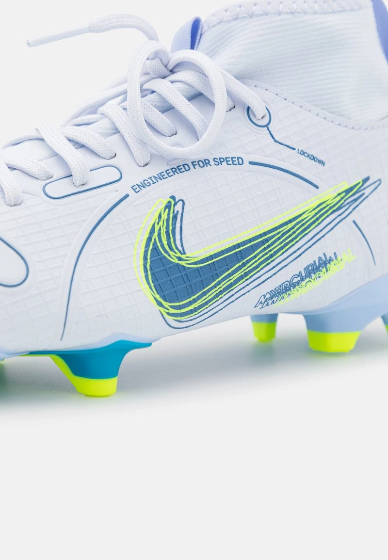 Nike Performance MERCURIAL JR 8 ACADEMY FG/MG UNISEX - Fußballschuh Nocken - Football Grey/blackened Blue 6 Nike Performance MERCURIAL JR 8 ACADEMY FG/MG UNISEX - Fußballschuh Nocken - Football Grey/blackened Blue – Bild 6