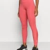 Nike Performance Damen ONE - Tights - Archaeo Pink/white