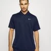 Nike Performance Herren SOLID - Poloshirt - Obsidian/white