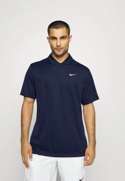 Nike Performance Herren SOLID - Poloshirt - Obsidian/white