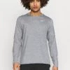 Nike Performance Herren CREW - Langarmshirt - Smoke Grey/grey Fog/silver