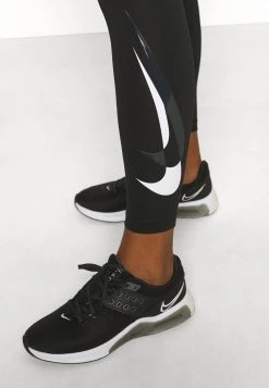 Nike Performance Damen RUN 7/8 - Tights - Black/white -Angebote Nike Store 8c919238aa3246d49b767e3badfaad0f