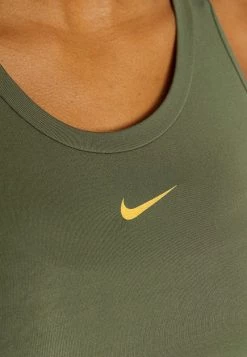 Nike Performance Damen ONE LUXE - Top - Medium Olive/metallic Gold -Angebote Nike Store 8c91d369372f4711b7d626ca9d15b197
