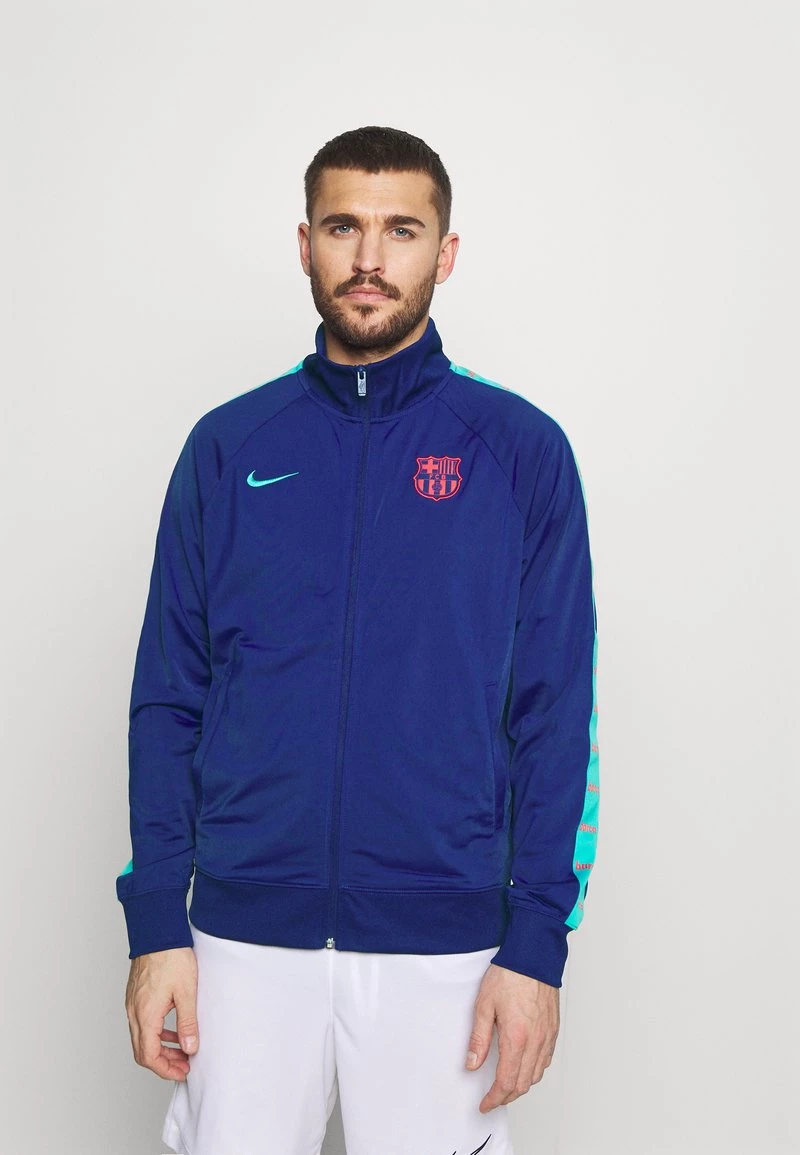Nike Performance Herren FC BARCELONA TAPE - Trainingsjacke - Deep Royal Blue/oracle Aqua 1 Nike Performance Herren FC BARCELONA TAPE - Trainingsjacke - Deep Royal Blue/oracle Aqua