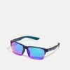 Nike Performance Herren MAVERICK FREE - Sonnenbrille - Matte Obsidian Course Tint/ Turquoise