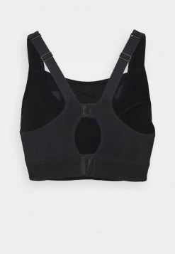 Nike Performance Damen ALPHA BRA - Sport-BH Mit Starker Stützkraft - Black/dk Smoke Grey -Angebote Nike Store 8d3ba19f80314479916c3139f0120522