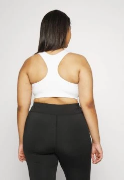 Nike Performance Damen W NK DF SWSH NON PAD PLUS - Sport-BH Mit Mittlerer Stützkraft - White/black -Angebote Nike Store 8d43dc40bb0347e282a7aacdf891f20d
