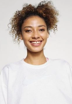 Nike Performance Damen DRY GET FIT CREW - Sweatshirt - White Heather/summit White -Angebote Nike Store 8e751d070476496abf35855374af790e