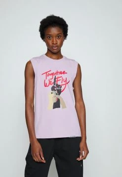 Nike Performance Damen STANDARD ISSUE - Top - Doll/pale Ivory